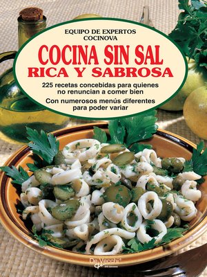 cover image of Cocina sin sal rica y sabrosa